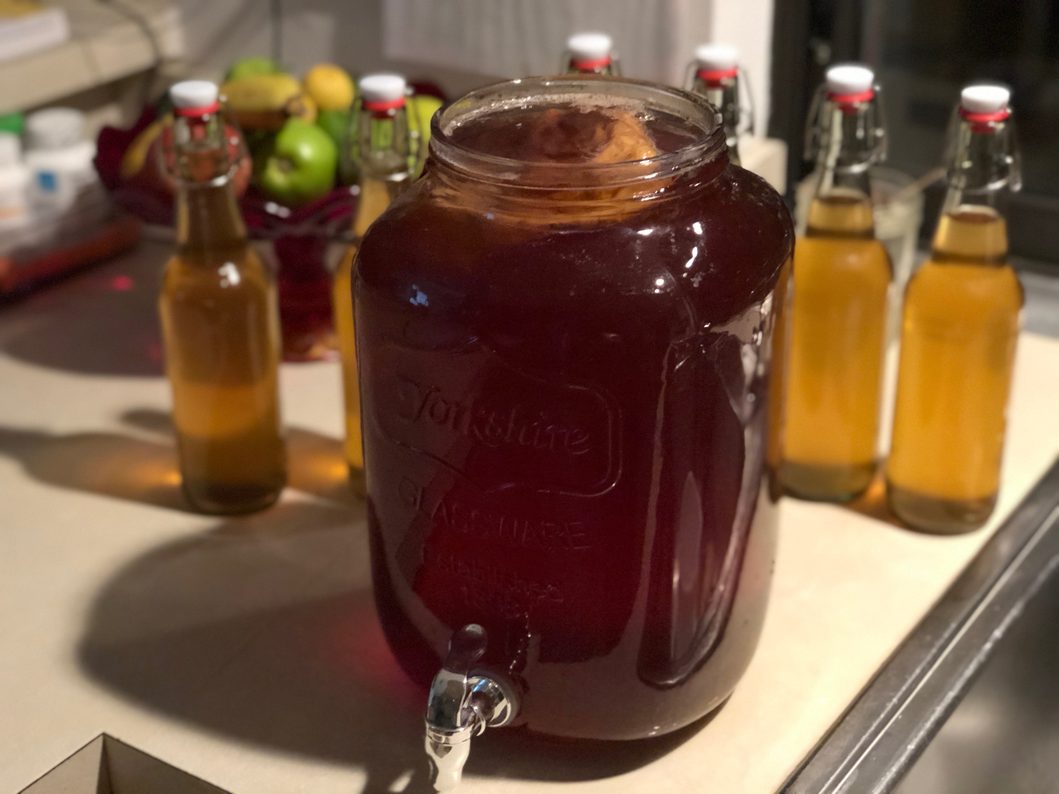 Brewing Kombucha