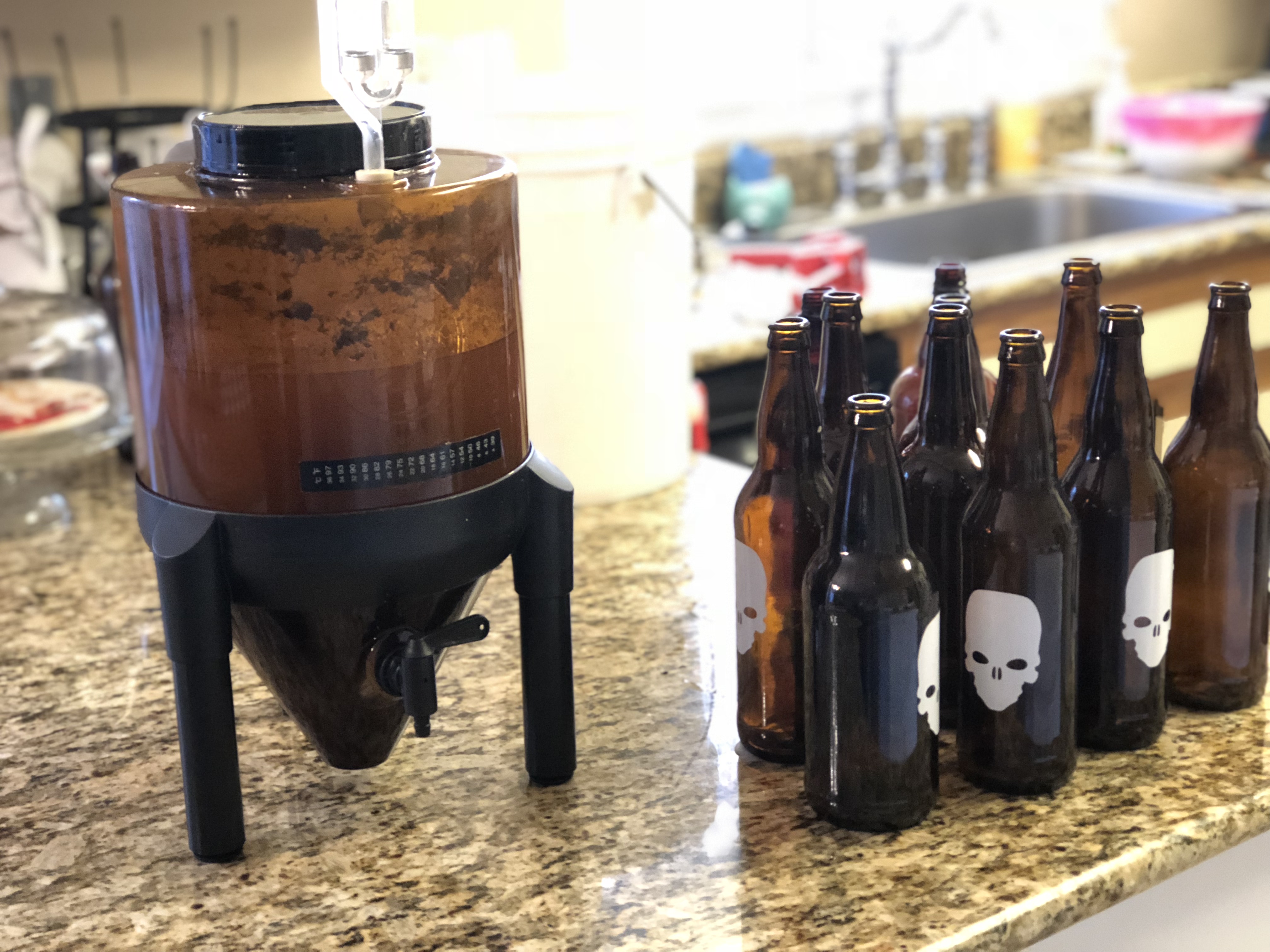 BrewDemon small-batch conical fermenter